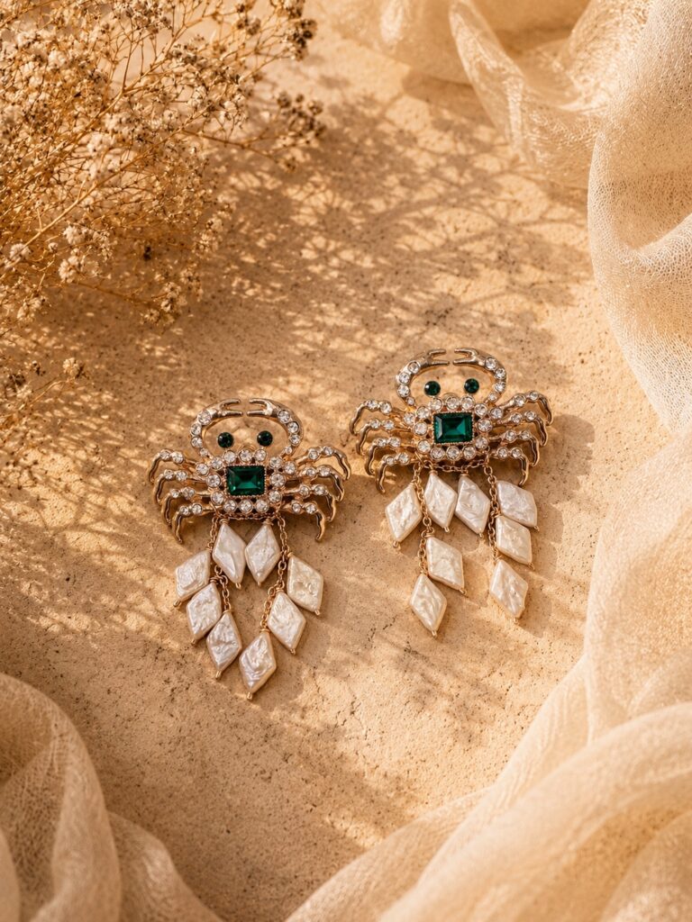 Emerald Tide Earrings